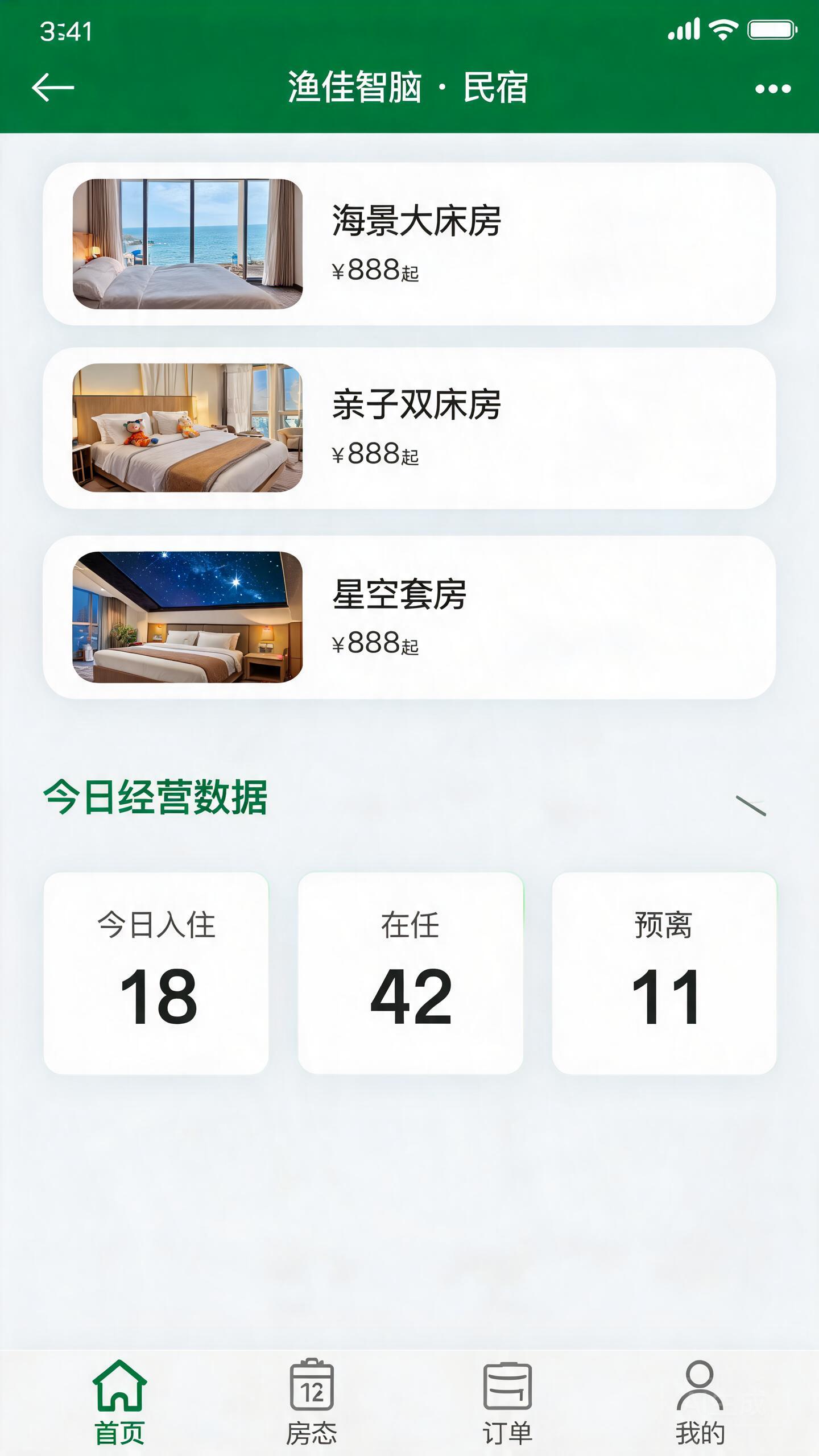 住宿业态首页